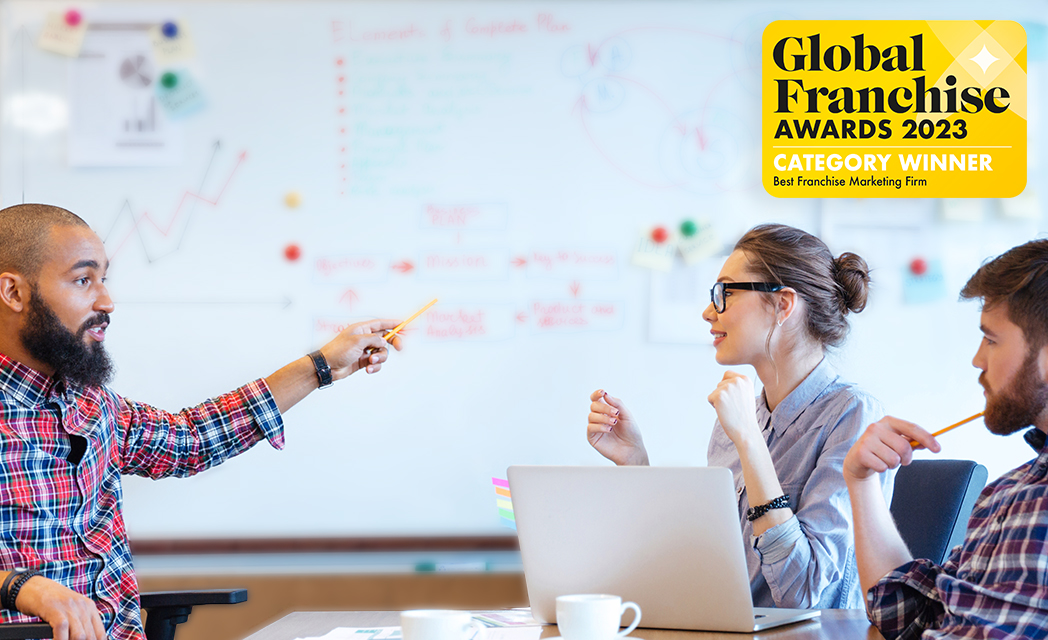 blackboard with badge